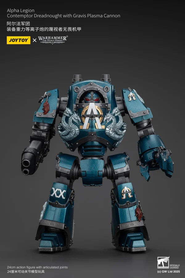 Alpha Legion Contemptor Dreadnought with Gravis Plasma Cannon