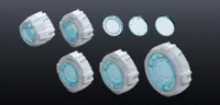 BANDAI HOBBY Builders Parts - HD MS Sight Lens 01 - Kit Accessories - photo 2
