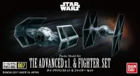 VEHICLE MODEL 007 TIE ADVANCED x 1 & FIGHTER SET