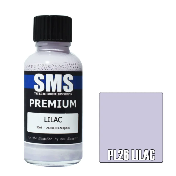 The Scale Modellers Supply (SMS) Premium LILAC 30ml - Paints