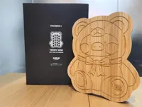 TOYZEROPLUS LuLu the Piggy - Teddy Mini Wooden Display - LuLu The Piggy - photo 2