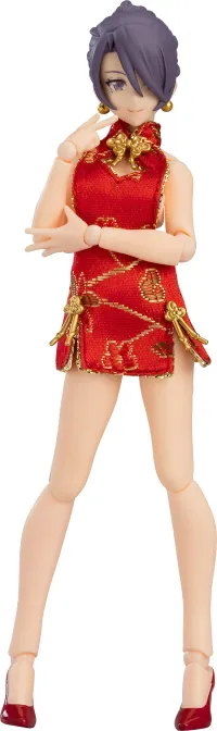 GOOD SMILE COMPANY figma Female Body (Mika) with Mini Skirt Chinese Dress Outfit - Action Figures - photo 2
