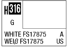 H316 White FS17875 [US navy aircraft standard color]