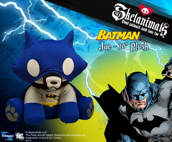 Skelanimals DC Plush 10 Inch - Batman Jae
