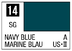 GSI Creos Mr. Color 14 - Navi Blue (Semi-Gloss/Aircraft) - Paints
