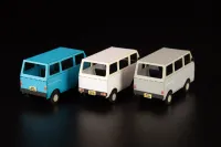 PLUM PMOA 1/80 Scale Paper kit Town Corner Accessory Series kei van(white/blue/silver) - Scale Kits - photo 5