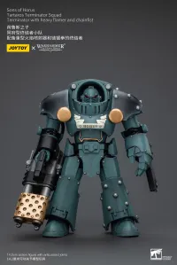 JOYTOY Sons Of Horus Tartaros Terminator Squad Terminator With Heavy Flamer And Chainfist - Warhammer 40K - photo 1