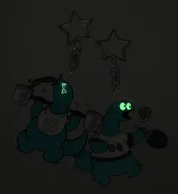 GoodSmile Moment Gal & Dino Glow-in-the-Dark Acrylic Keychain Javelin Throwing - Gal & Dino - photo 6
