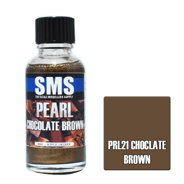 The Scale Modellers Supply (SMS) Pearl CHOCOLATE BROWN 30ml - Paints
