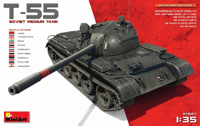 [37027] 1/35 T-55 Soviet Medium Tank
