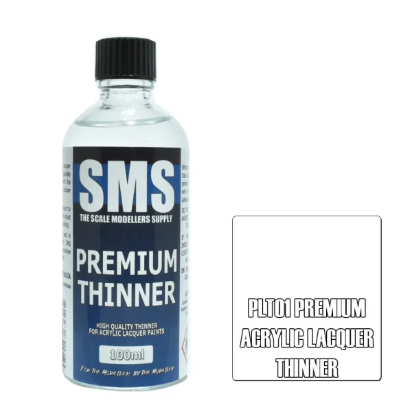 The Scale Modellers Supply (SMS) Premium ACRYLIC LACQUER THINNER 100ml - Paints
