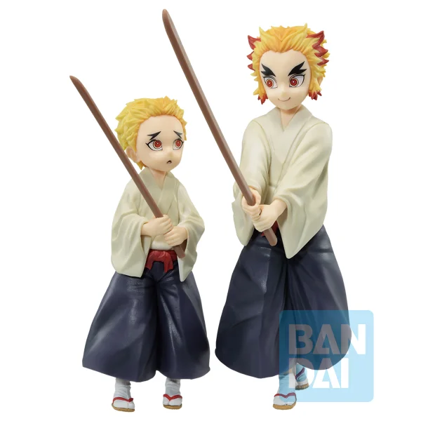 Kyojuro Rengoku & Senjuro Rengoku (Immortal ties) "Demon Slayer", Bandai Spirits Ichibansho Figure