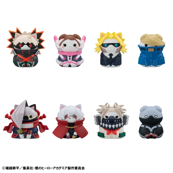 MEGA CAT PROJECT My Hero Academia Heroaca Cats NO.02 (8pc per box)