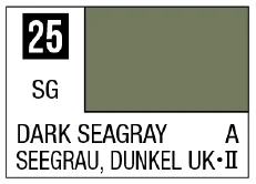 GSI Creos Mr. Color 25 - Dark Seagray (Semi-Gloss/Aircraft) - Paints