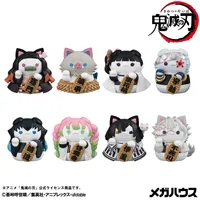 MegaHouse MEGA CAT PROJECT Demon Slayer：Kimetsu no Yaiba Demon Slayer Fortune Cats ver. 02 set【with gift】 - Demon Slayer: Kimetsu no Yaiba - photo 1