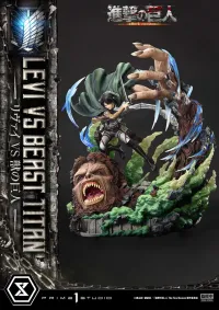 Prime 1 Studio Ultimate Premium Masterline  TV animation Attack On Titan  Levi versus Beast Titan Bonus Version - Attack on Titan - photo 41