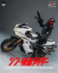 threezero FigZero 1/6 Cyclone for Phase Variation Batta Augment (SHIN MASKED RIDER) - Kamen Rider: Masked Rider - photo 12