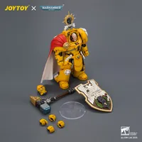 JOYTOY Imperial Fists Darnath Lysander with Thunder Hammer and Storm Shield - Warhammer 40K - photo 5