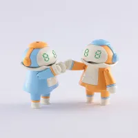 Hasegawa [CW16] Tiny MechatroMATE No.01 Skyblue & Orange (Two kits in the box) - CREATOR WORKS SERIES - photo 3