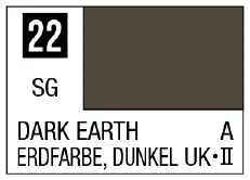 GSI Creos Mr. Color 22 - Dark Earth (Semi-Gloss/Aircraft) - Paints