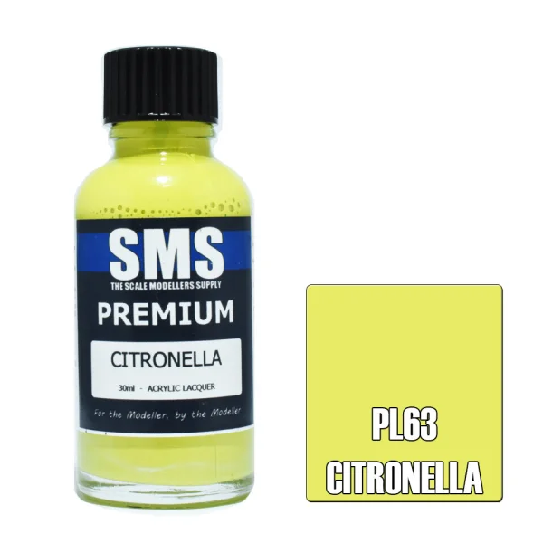 The Scale Modellers Supply (SMS) Premium CITRONELLA 30ml - Paints