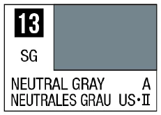 GSI Creos Mr. Color 13 - Neutral Gray (Semi-Gloss/Aircraft) - Paints