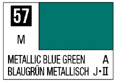 Mr. Color 57 - Metallic Blue Green (Metallic/Aircraft)