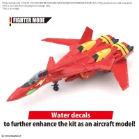 BANDAI HOBBY HG 1/100 VF-19 CUSTOM FIRE VALKYRIE WITH SOUND BOOSTER WATER DECALS - Macross - photo 3