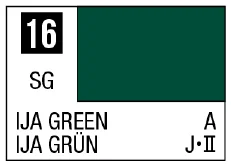 GSI Creos Mr. Color 16 - IJA Green (Semi-Gloss/Aircraft) - Paints