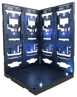 LED HANGER BASE (painted in blue-black)