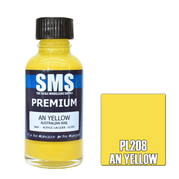 The Scale Modellers Supply (SMS) Premium AN YELLOW 30ml - Paints