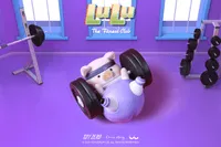 TOYZEROPLUS LuLu the Piggy - Fitness Club Series (Blind Box) - LuLu The Piggy - photo 15