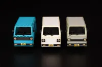 PLUM PMOA 1/80 Scale Paper kit Town Corner Accessory Series kei van(white/blue/silver) - Scale Kits - photo 3
