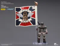 JOYTOY Astra Militarum Cadian Command Squad Veteran with Regimental Standard - Warhammer 40K - photo 9