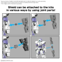 BANDAI HOBBY 30MM 1/144 OPTION PARTS SET 19 (MULTI SHIELD) - 30 Minutes Missions (30MM) - photo 3