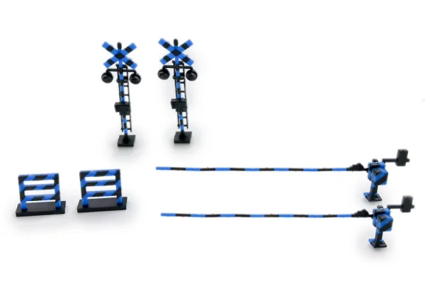 PLUM PMOA Railway Crossing(Blue×Black) - Scale Kits