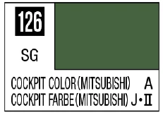 GSI Creos Mr. Color 126 - Cockpit Color (Semi-Gloss/Aircraft) - Paints