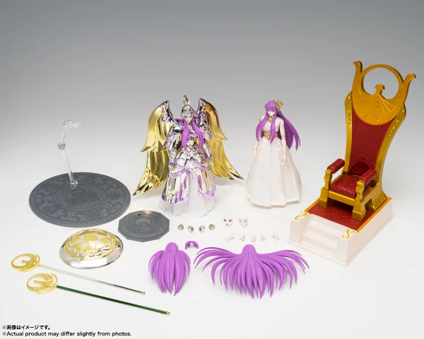 TAMASHII NATIONS GODDESS ATHENA & SAORI KIDO "SAINT SEIYA", Bandai Spirits SAINT CLOTH MYTH EX - Saint Seiya
