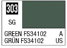 GSI Creos Mr. Color 303 - Green FS34102 (Semi-Gloss/Aircraft) - Paints
