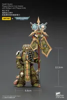 JOYTOY Death Guard Plague Marine Icon bearer with Boltgun and Plague knife - Warhammer 40K - photo 8