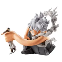 BANDAI Monkey D. Luffy Gear 5 vs Borsalino (Burst of Energy) One Piece, Revible Moment Ichibansho Figure - ONE PIECE - photo 6