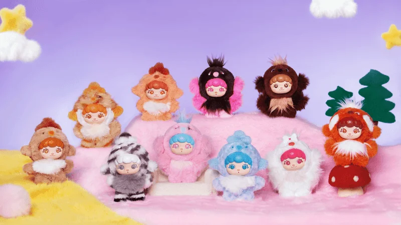 Mochi Little Monster Series Plush Charm Blind Box