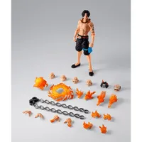 TAMASHII NATIONS S.H.Figuarts PORTGAS.D.ACE -MARINEFORD- - ONE PIECE - photo 9