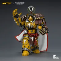 JOYTOY Imperial Fists Lord Castellan Evander Garrius, The Tyrant of Cthonia with the Subjugator and Incineratus - Warhammer 40K - photo 5