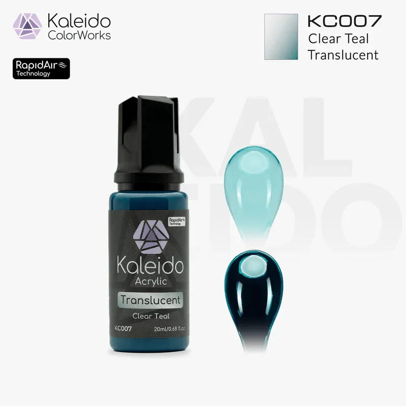 KC007 Clear Teal