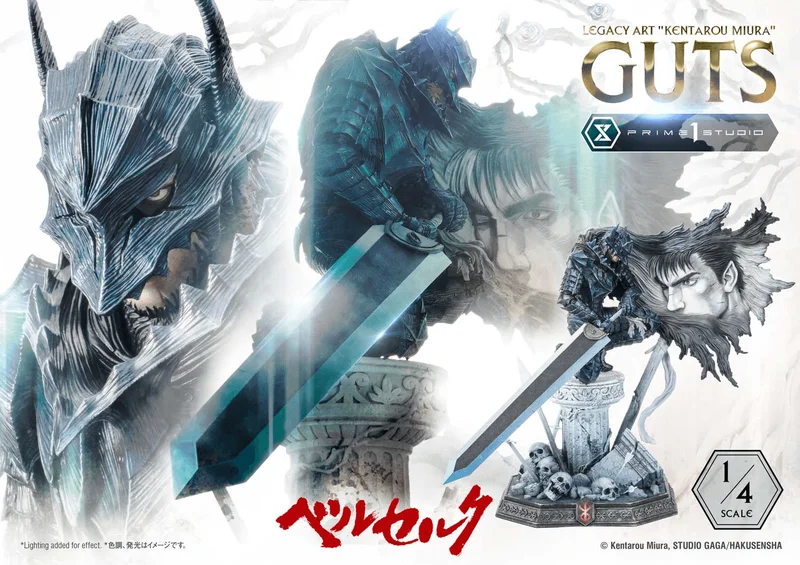 Legacy Art "Kentarou Miura" Berserk Guts 1/4 Scale