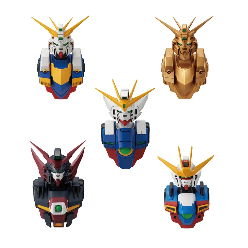BANDAI MS Head Magnet (30th Anniversary) (Box/6), - Mobile Suit Gundam