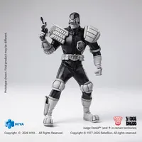 HIYA TOYS 1/12 Scale 6 Inch JUDGE DREDD Judge Dredd Black&White Ver. Action Figure - JUDGE DREDD - photo 1