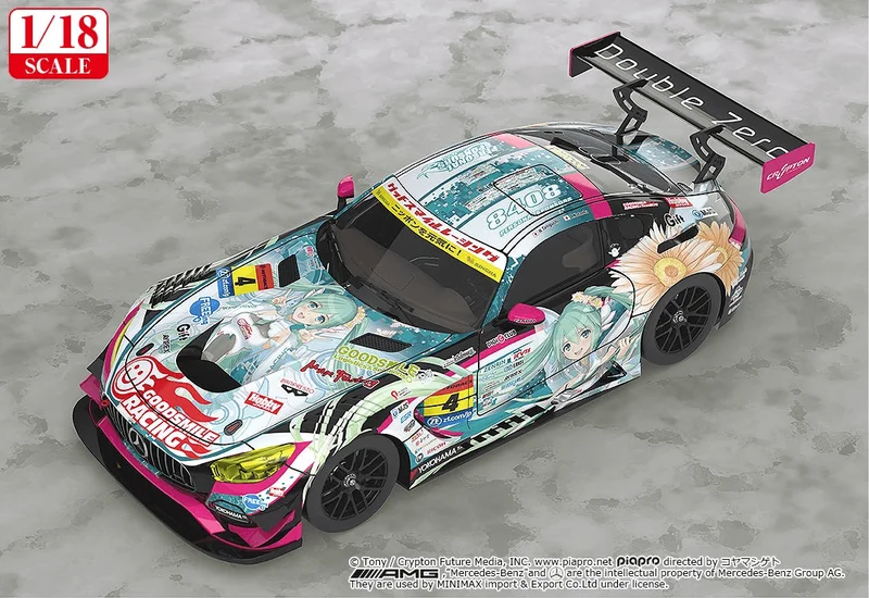 1/18th Scale Good Smile Hatsune Miku AMG 2017 SUPER GT Ver.