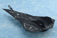 BellFine 1/72 Scale Darkstar Plastic Model Kit - Top Gun: Maverick - photo 5